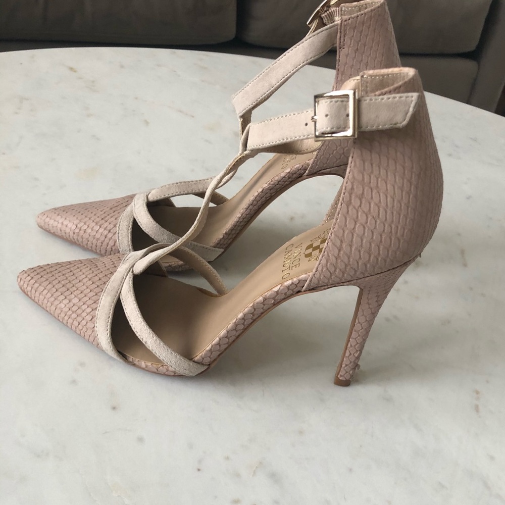 Vince Camuto T-Strap High Heels